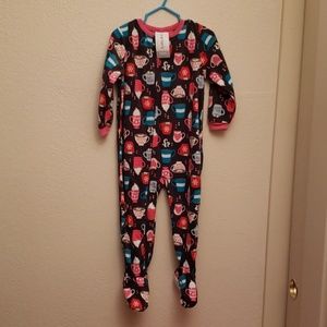 CARTER'S NWT 1 piece fleece pajama